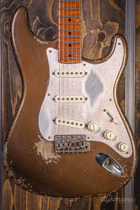 Fender Masterbuilt Dale Wilson Stratocaster 57 Relic Dark Smoked Bronze PRE-OWNED!