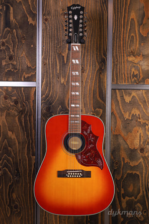Epiphone Hummingbird 12-String Aged Cherry Sunburst Gloss