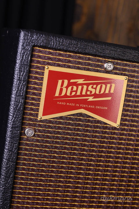 Benson Monarch Reverb Plus Black Tolex/Oxblood Grille