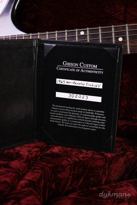 Gibson Custom Shop 1965 Non-Reverse Firebird V w/ Vibrola 