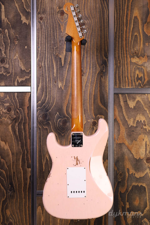 Fender Custom Shop Limited Edition '63 Stratocaster Relic Super Faded Aged Shell Pink b-stock