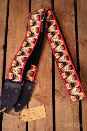 Holy Cow Real Vintage 70's Red Zig Zag