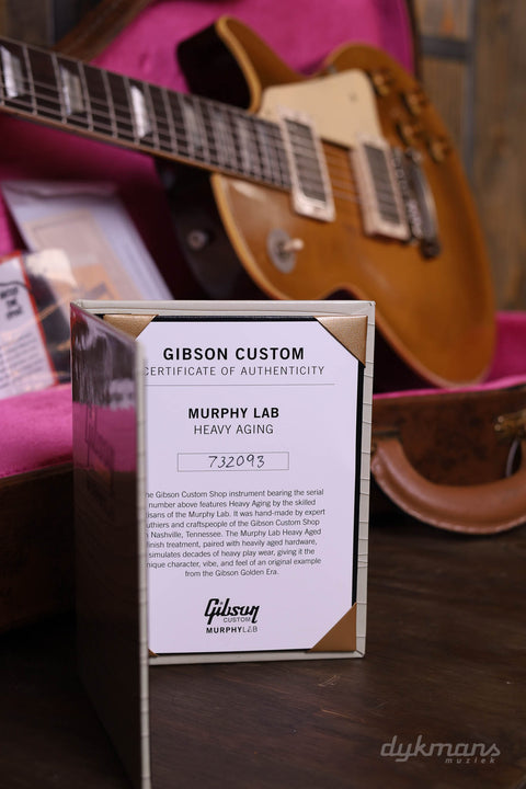 Gibson Custom Murphy Lab 1957 Les Paul Goldtop Darkback Heavy Aged