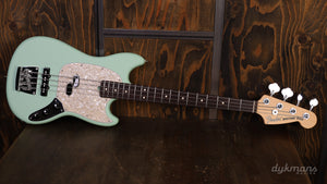 Fender American Performer Mustang Bass Satin Surf Green