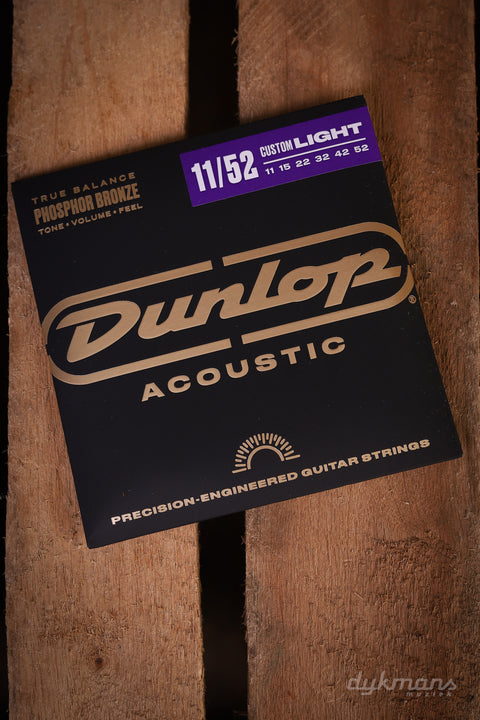 Dunlop Phosphor Bronze True Balance Strings 11-52