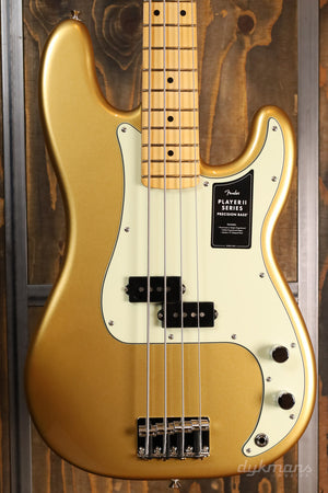 Fender 75th Anniversary Player II Precision Bass Aztec Gold