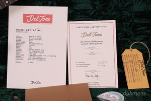 Del-Tone 60s S-Style 3-Tone Sunburst Heavy Aged