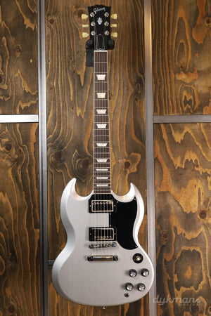 Gibson SG Standard 61 Stop Bar Silver Mist