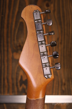 Del-Tone 60s S-Style 3-Tone Sunburst Heavy Aged