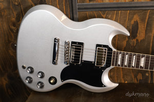 Gibson SG Standard 61 Stop Bar Silver Mist