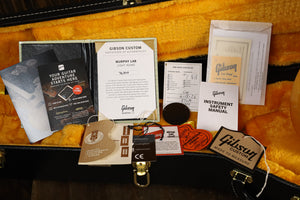 Gibson Custom Murphy Lab 1957 Les Paul Custom Heavy Antique White 2-Pickup Light Aged
