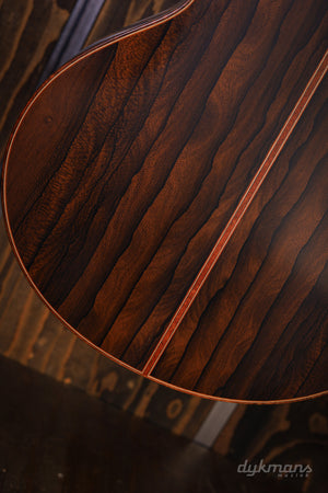 Lowden S50J Ziricote Alpine Spruce leaf inlay