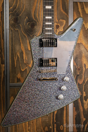 Epiphone Lzzy Hale Explorer Custom Black Diamond Holographic Sparkle