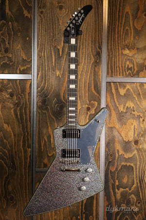 Epiphone Lzzy Hale Explorer Custom Black Diamond Holographic Sparkle