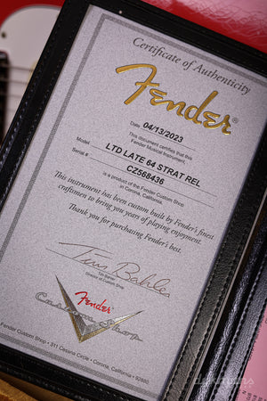 Fender Custom Shop Late 64' Stratocaster Relic Fiesta Red