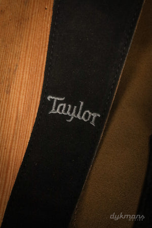 Taylor Suede Guitar Strap black