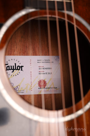Taylor 224ce-K DLX Lefty RESERVED