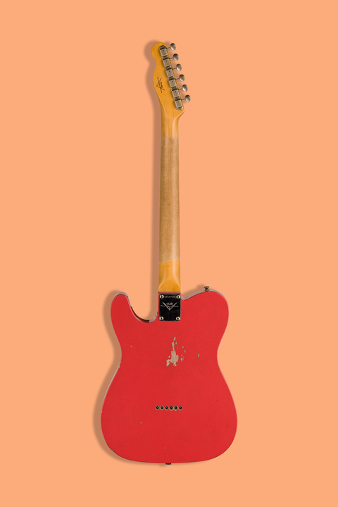 Fender Custom Shop Time Machine '63 Telecaster Relic Aged Fiesta Red PRE-ORDER