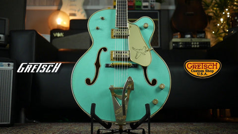 Gretsch Custom Shop 1959 White Falcon Sea Foam Green Heavy Relic PRE-ORDER