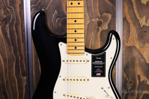 Fender American Professional II Stratocaster Maple Black