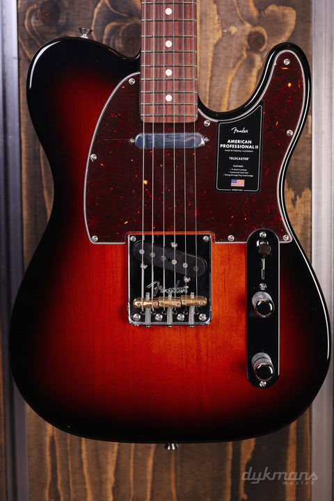 Fender American Professional II Telecaster Rosewood 3-Colour Sunburst