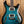 PRS SE Hollowbody II Piezo Peacock Blue Smokeburst (with LR Baggs system)
