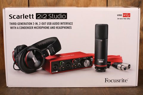 Focusrite Scarlett 2i2 Studio Pack