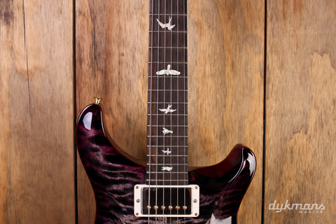 PRS Wood Library Special 22 Semi-Hollow Charcoal Purple Burst #0329869