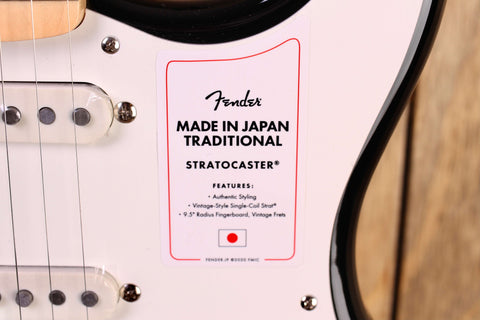 Fender Made In Japan Traditional '50s Stratocaster Black